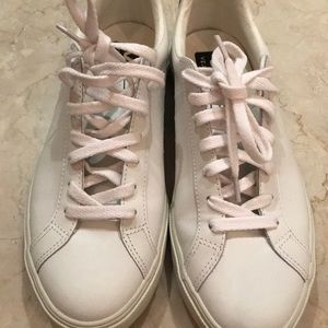 Like new Veja sneakers. All white size 40. Size 9.